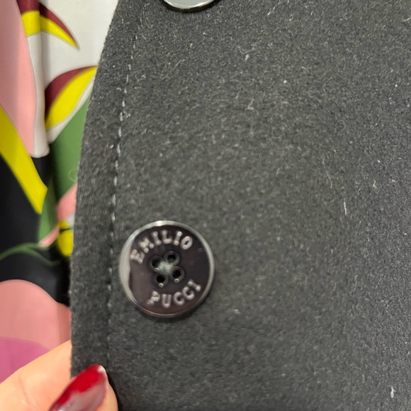 ‼️FIRM PRICE‼️Emilio pucci virgin wool cape jacket authentic - NWOT - Picture 3 of 12